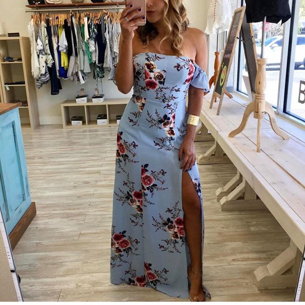 Banjul Simone Maxi Off The Shoulder Romper